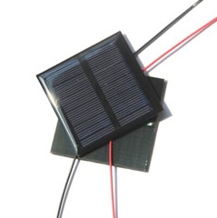 0.6W 5.5V solar panel, polycrystalline silicon DIY solar panel+wire 65 * 65MM