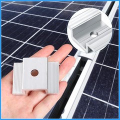 Solar Aluminum Mid Clamps for Panels 1.06 Inch 12