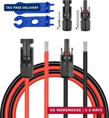 30 FT 10AWG Solar Panel Extension Cable,10 Gauge Extension Cord,5FT 10FT 20FT 30