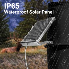 12V 1.7W Solar Panel to Recharge Deer Feeder Battery Waterproof Outdoor S