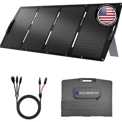 High Efficiency 200W Solar Charger – Waterproof, Portable & Adjustable Kickstand