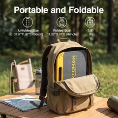 VTOMAN VS40 Portable Solar Panel 40W High Efficiency Foldable Solar – Dual Port!