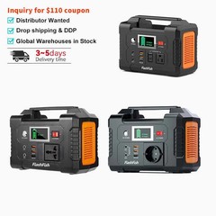 Flashfish E200 Portable Solar Generator 40800mAh 200W Power Station Outdoor Camp