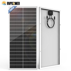 Rvpozwer 100W 200W 300W 400W 12V Mono Solar Panel 18BB Cell RV Home Off Grid RV
