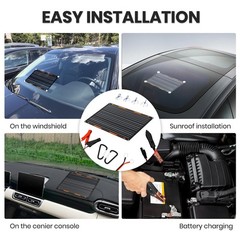 20W 12V Solar Panel Portable Waterproof Battery Charger Maintainer Cig Alligator