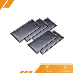 5Pcs 5V 60mA Poly Mini Solar Cell Panel Module DIY 68mm x 37mm