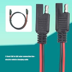 SAE to SAE Solar Charging Cord for Electric Vehicles Powered by Solar Sources