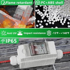 Interruptor de desconexión para paneles solares de 32 A y 500 V CC, disyuntor mi