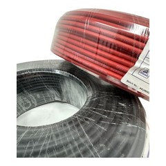 Solar Panel PV Cable Wire 6mm² 5 Pairs Connectors 100 meter Rolls Red and Black