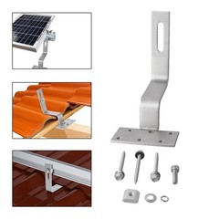 Stainless Steel Roof Mounting Brackets for Solar Systems and PV Accessories
