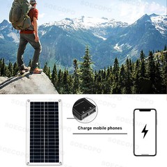 10000W Power Inverter Solar Generator W/200W Solar Panel Home Complete Kits
