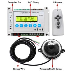SZMWKJ Dual Axis Solar Tracker Linear Actuator Controller for PV Solar Panel Use