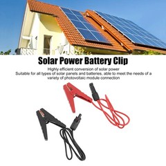 2PCS Solar Battery Clip Charging Wire Quick Disconnect For Batteries Popular