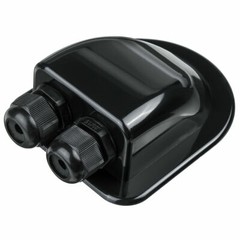 Roof Solar Panel Double Cable Entry Gland Box Waterproof Motorhome Camper Boat