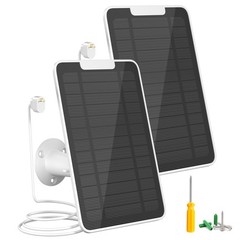 Premium Solar Panel for Google Nest , 5W Solar Panel Power for Google Nest Ca…