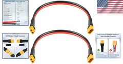1FT XT60 Power Extension Cable – Tinned Copper, Ideal for High-Power RC Devices