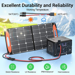 Solar Connector to XT60 Adapter Extension Cable, Solar Panel to XT60 Charge Exte