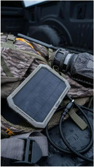 Durable Sol-Pak Solar Battery Pack, 12V Solar Power Panel, Rechargeable Battery