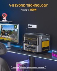 VTOMAN FlashSpeed 1500 Portable Power Station 1548Wh LiFePO4 Solar Generator