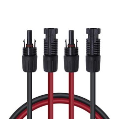 Renogy 5FT 12AWG Extension Cable with Male and Female Solar Panel Connectors, 5F