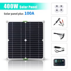 800W Solar Panel Kit 100A 12V Battery Charger w/ Controller Caravan Boat RV Car