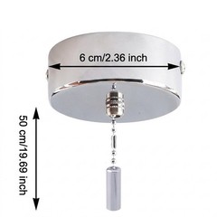 Retro Ceiling Pull Cord Switch for Pendant Lights – 50cm or 100cm Rope Length