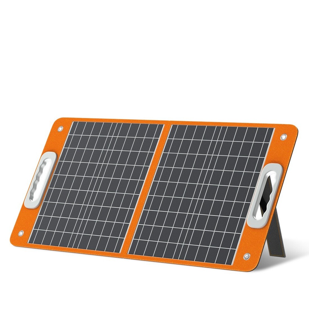 Foldable Solar Panel 60W for Power Station, Portable Solar Panel with Kickstands