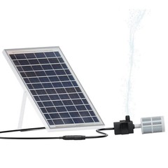 Solar Panel with 240L/H Water Pump for Efficient Outdoor Water Feature