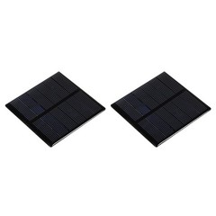 Mini Solar Cell Panel 3V 210mA 0.63W 70mm x 70mm 2pcs