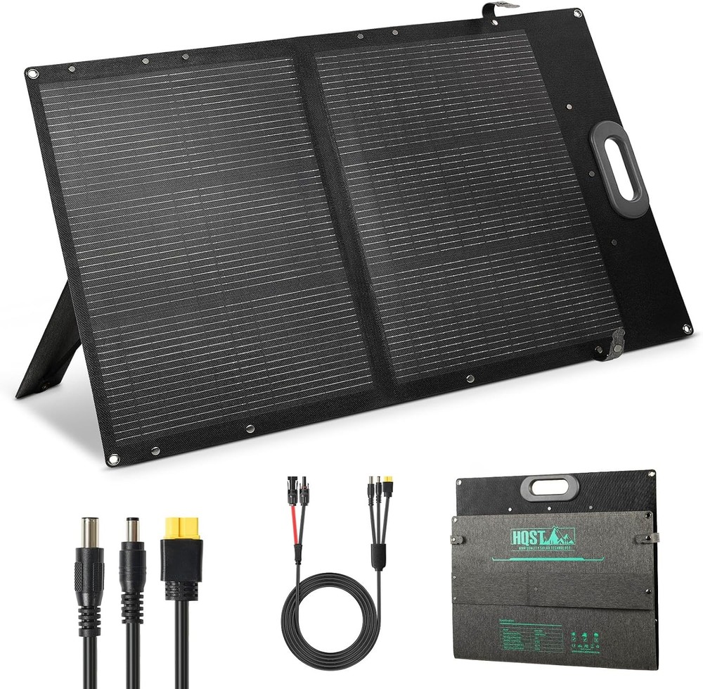 100W Ultra-Light Portable Solar Panel N-Type 25% High Efficiency Solar Charger