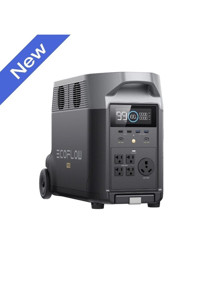 EcoFlow DELTA Pro 3600Wh Portable Power Station LiFePO4 Battery Solar Generator