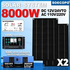 Robust 8000W Off-Grid Power Station Kit | Inverter, 100A Controllery1