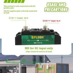 MD110A(100A) Solar Diode Blocking Diode One Way Diode Reverse Diode Peak Volt…