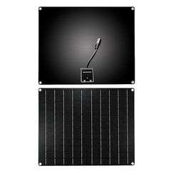 100W Portable Flexible Monocrystalline Solar Panel USB DC Outdoor RV Camping Use