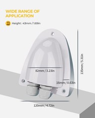 UV Resistant Solar Cable Housing – Drop Shape Entry Gland for Roof Installations