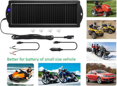 Sunway Solar Car Battery Trickle Charger & Maintainer 12V Solar Panel Power Batt