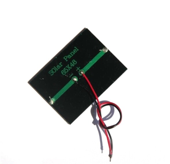 3V 0.3W solar panel, solar drip adhesive board, DIY solar panel with wire