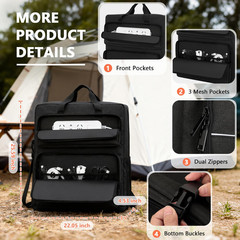 Solar Panel Carrying Case Compatible with Jackery Solarsaga 100W/100X/200W, Padd