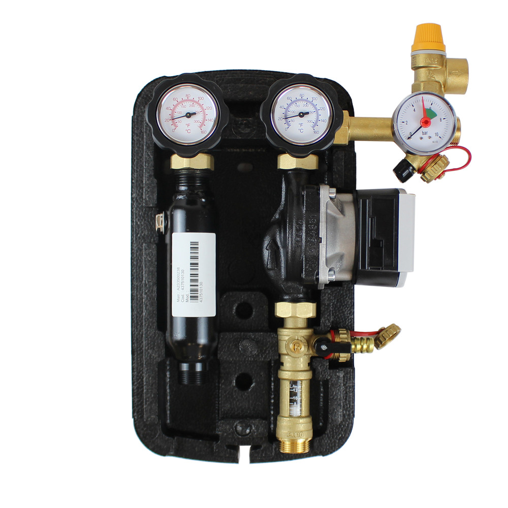 Solar Station 2-Strand Pump Group with High-Efficiency Pump Wilo Para, environ