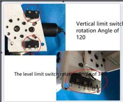 DC Dual-Axis Pan-tilt Solar Tracking Monitoring Robot Large Load X/ Y-axis