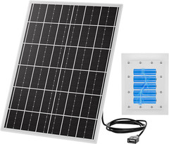 15W 5V Solar Panel for Outdoor Security Camera with 20Ah Lifepo4 Battery – Monoc