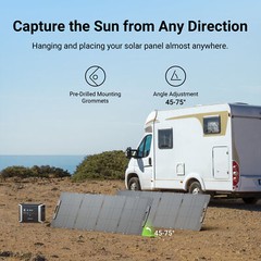 Dabbsson 1000L Portable Power Station 1008Wh 1200W Generator w/210W Solar Panel