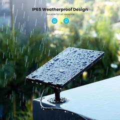 Type-C Port Solar Panel for ieGeek Wireless Battery Security Camera CCTV System