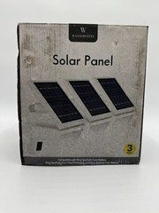 Wasserstein Solar Panel For Ring Spotlight And Stick Up Cam White 3 Pack