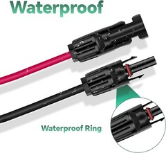 6-In-1 Solar Connector Kit with Female and Male Connectors, Universal Solar Adap