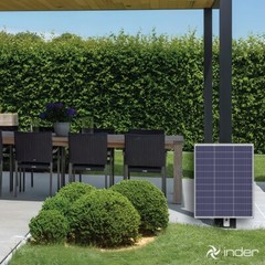 [INDER] Solar Panel Plug and Play: 100W 120V AC with micro inverter Kit Solar