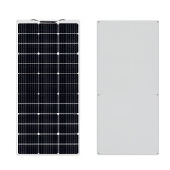 130W Solar Panel Flexible Monocrystalline PV Charging For RV Boat 1140*530*2.5mm