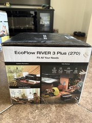 EcoFlow 286Wh RIVER 3 Plus Portable Power Station Generator With 45W Solar Panel
