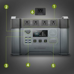 Portable Solar Generator 2000W Home Use Solar Power Station For Camping