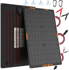 30 Watt 12 Volt Solar Panel Solar Trickle Charger 30W 12V Portable Solar Battery